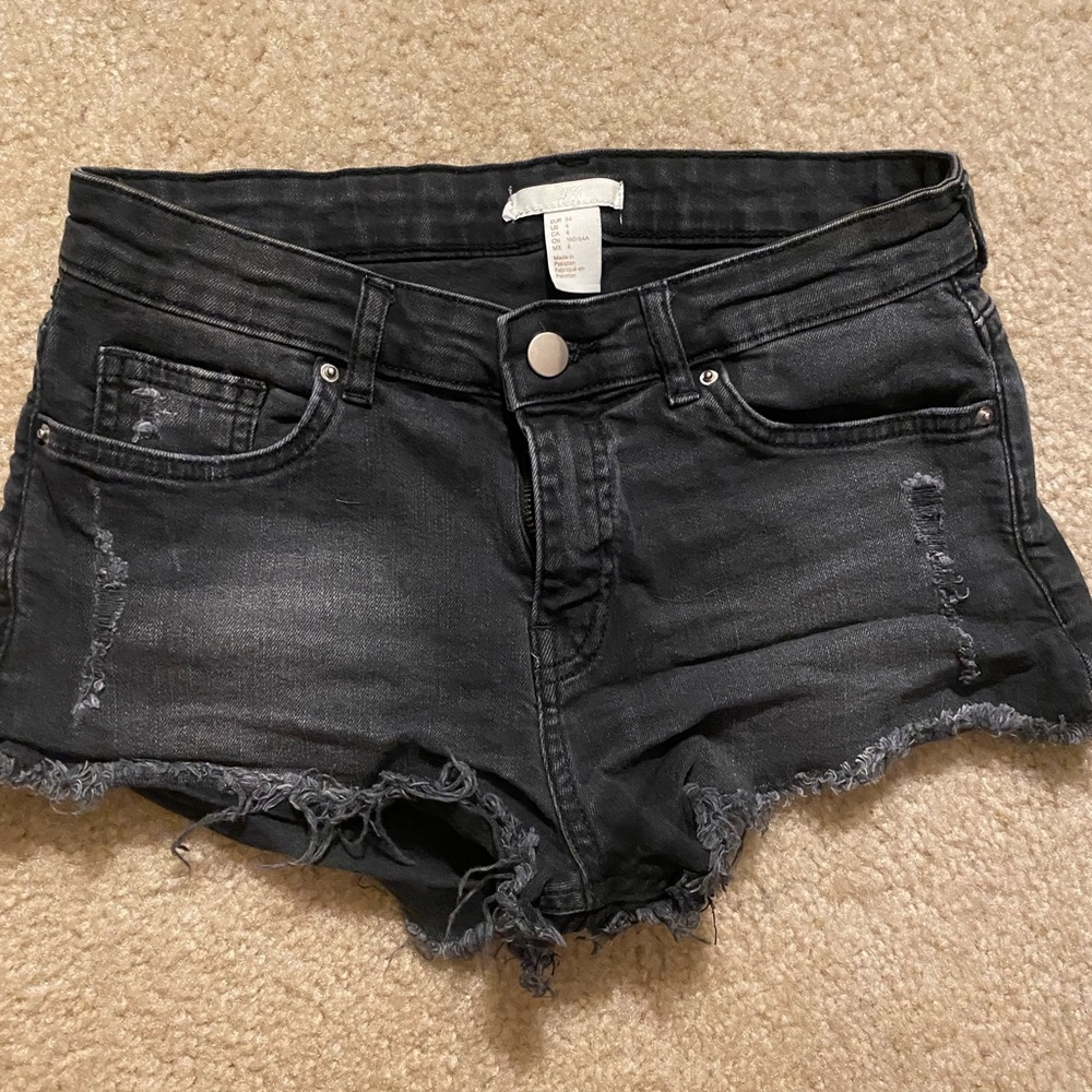 Black H&M Jean Shorts